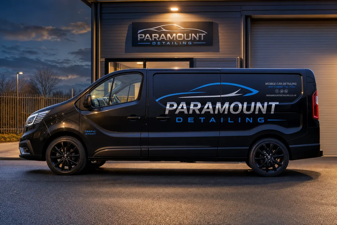 Paramount Detailing mobile detailing van